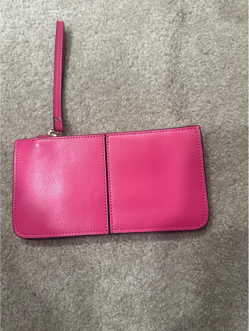 Befen Pink Leather Wristlet Wallet (1)